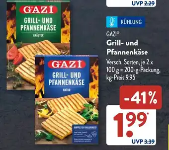 Aldi Süd GAZI Grill- und Pfannenkäse Angebot