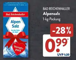Aldi Süd BAD REICHENHALLER Alpensalz Angebot