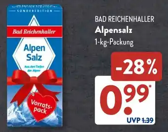 Aldi Süd BAD REICHENHALLER Alpensalz Angebot
