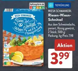 Aldi Süd WIESN SCHMANKERL Riesen-Wiesn- Schnitzel Angebot