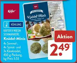 Aldi Süd KÄFER X WIESN SCHMANKERL Knödel-Minis Angebot