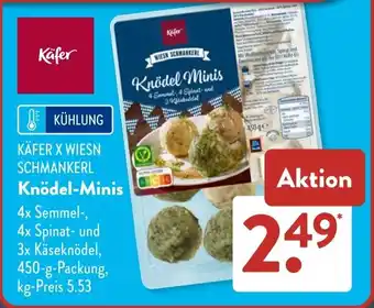 Aldi Süd KÄFER X WIESN SCHMANKERL Knödel-Minis Angebot