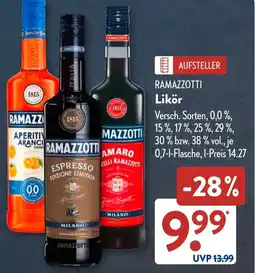 Aldi Süd RAMAZZOTTI Likör Angebot