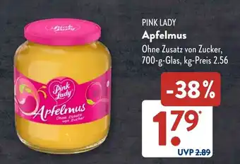 Aldi Süd PINK LADY Apfelmus Angebot