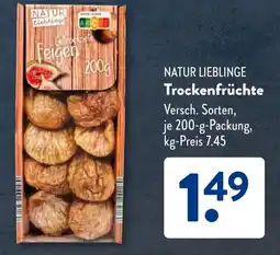 Aldi Süd NATUR LIEBLINGE Trockenfrüchte Angebot