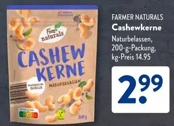 Aldi Süd FARMER NATURALS Cashewkerne Angebot