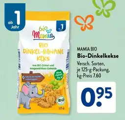 Aldi Süd MAMIA BIO Bio-Dinkelkekse Angebot