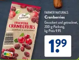 Aldi Süd FARMER NATURALS Cranberries Angebot