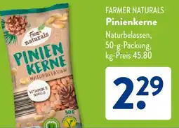 Aldi Süd FARMER NATURALS Pinienkerne Angebot