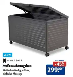 Aldi Süd MIRADOR Aufbewahrungsbox Angebot