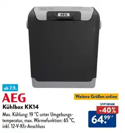 Aldi Süd AEG Kühlbox KK14 Angebot