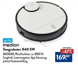 Aldi Süd medion Saugroboter X40 SW Angebot