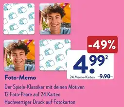 Aldi Süd Foto-Memo Angebot