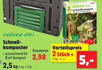 Thomas Philipps GRÜNER JAN Schnell- komposter Angebot