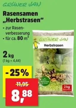 Thomas Philipps GRÜNER JAN Rasensamen ,,Herbstrasen" Angebot