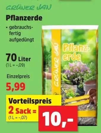Thomas Philipps GRÜNER JAN Pflanzerde Angebot