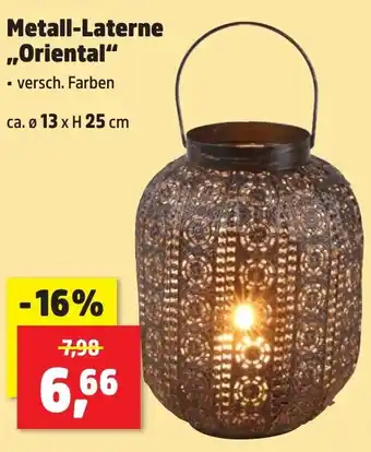 Thomas Philipps Metall-Laterne Oriental" Angebot