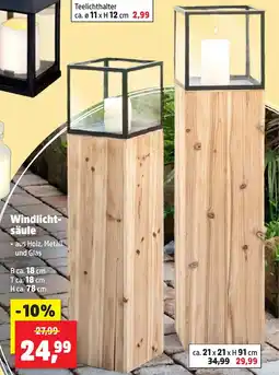 Thomas Philipps Windlicht- säule Angebot