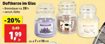 Thomas Philipps Duftkerze im Glas Angebot