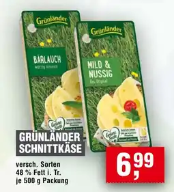 Handelshof GRÜNLÄNDER SCHNITTKÄSE Angebot