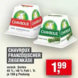 Handelshof CHAVROUX FRANZÖSISCHER ZIEGENKÄSE Angebot