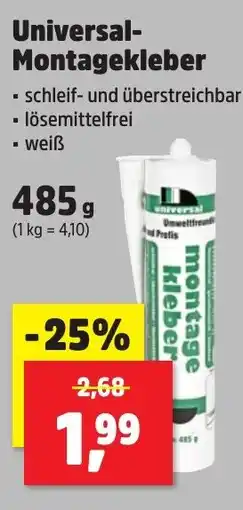 Thomas Philipps Universal- Montagekleber Angebot