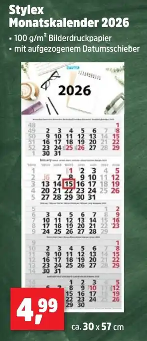 Thomas Philipps Stylex Monatskalender 2026 Angebot