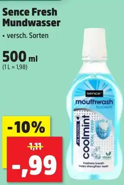 Thomas Philipps Sence Fresh Mundwasser Angebot