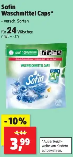 Thomas Philipps Sofin Waschmittel Caps Angebot