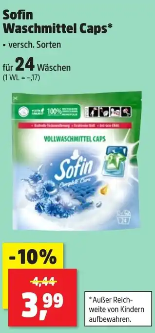 Thomas Philipps Sofin Waschmittel Caps Angebot