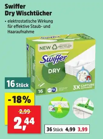 Thomas Philipps Swiffer Dry Wischtücher Angebot