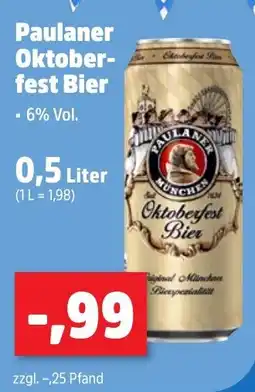 Thomas Philipps Paulaner Oktober- fest Bier Angebot