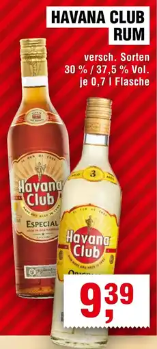 Handelshof HAVANA CLUB RUM Angebot