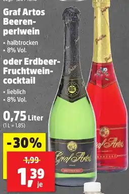 Thomas Philipps Graf Artos Beeren- perlwein oder Erdbeer- Fruchtwein- cocktail Angebot
