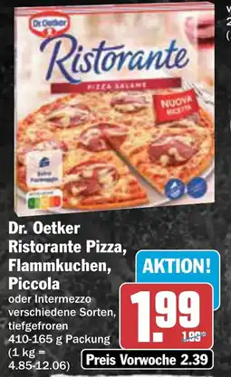 AEZ Dr. Oetker Ristorante Pizza, Flammkuchen, Piccola Angebot