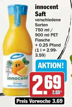 AEZ innocent Saft Angebot