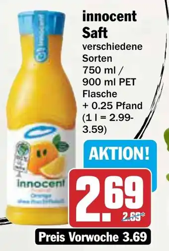 AEZ innocent Saft Angebot