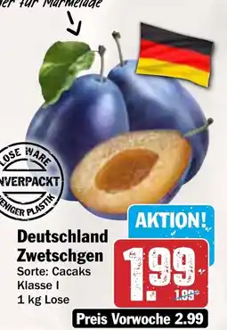 AEZ Deutschland Zwetschgen Angebot