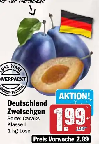 AEZ Deutschland Zwetschgen Angebot