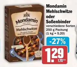 AEZ Mondamin Mehlschwitze oder Mondamin Soßenbinder Angebot
