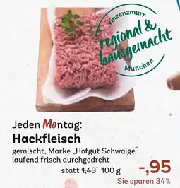AEZ Jeden Montag Hackfleisch Angebot