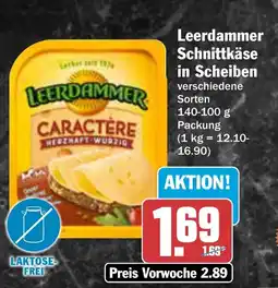AEZ Leerdammer Schnittkäse in Scheiben Angebot