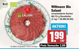 AEZ Wiltmann Bio Salami Angebot