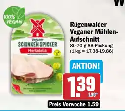 AEZ Rügenwalder Veganer Mühlen- Aufschnitt Angebot