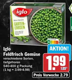 AEZ iglo Feldfrisch Gemüse Angebot