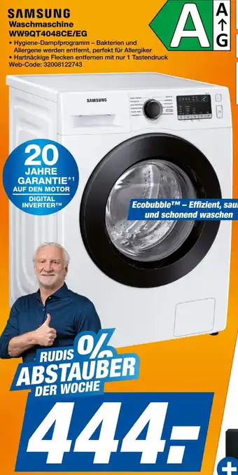 Expert SAMSUNG Waschmaschine WW9QT4048CE/EG Angebot