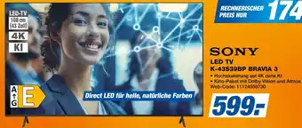 Expert SONY LED TV K-43S39BP BRAVIA 3 Angebot