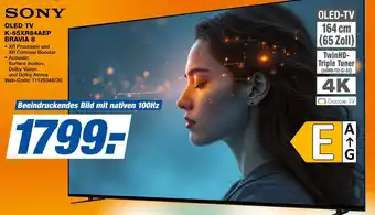 Expert SONY OLED TV K-65XR84AEP BRAVIA 8 Angebot