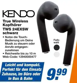 Expert KENDO True Wireless Kopfhörer TWS 24EXSW schwarz Angebot