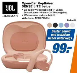 Expert JBL Open-Ear Kopfhörer SENSE LITE beige Angebot